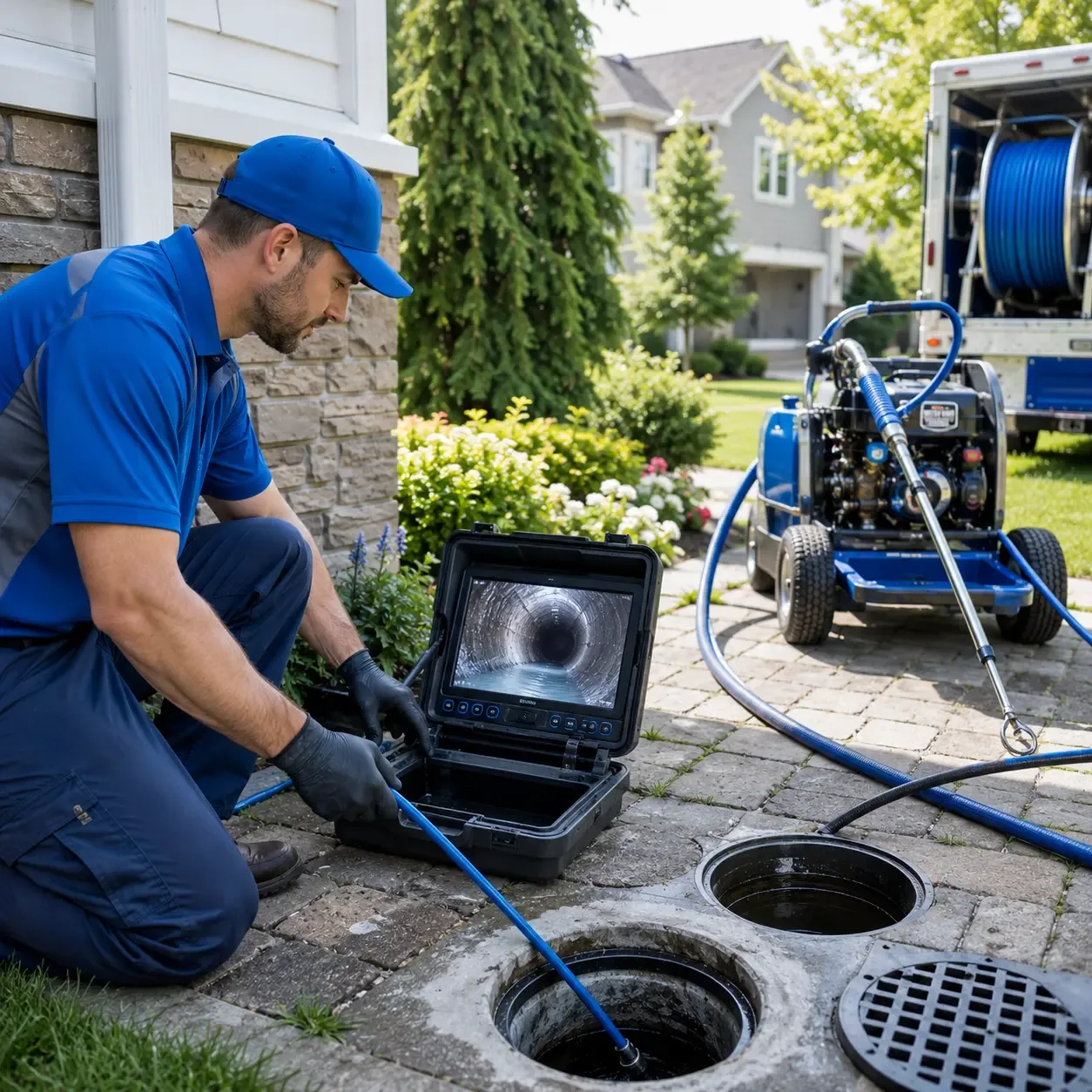 Outdoor drain cleaning professionals serving Flatwoods, WV